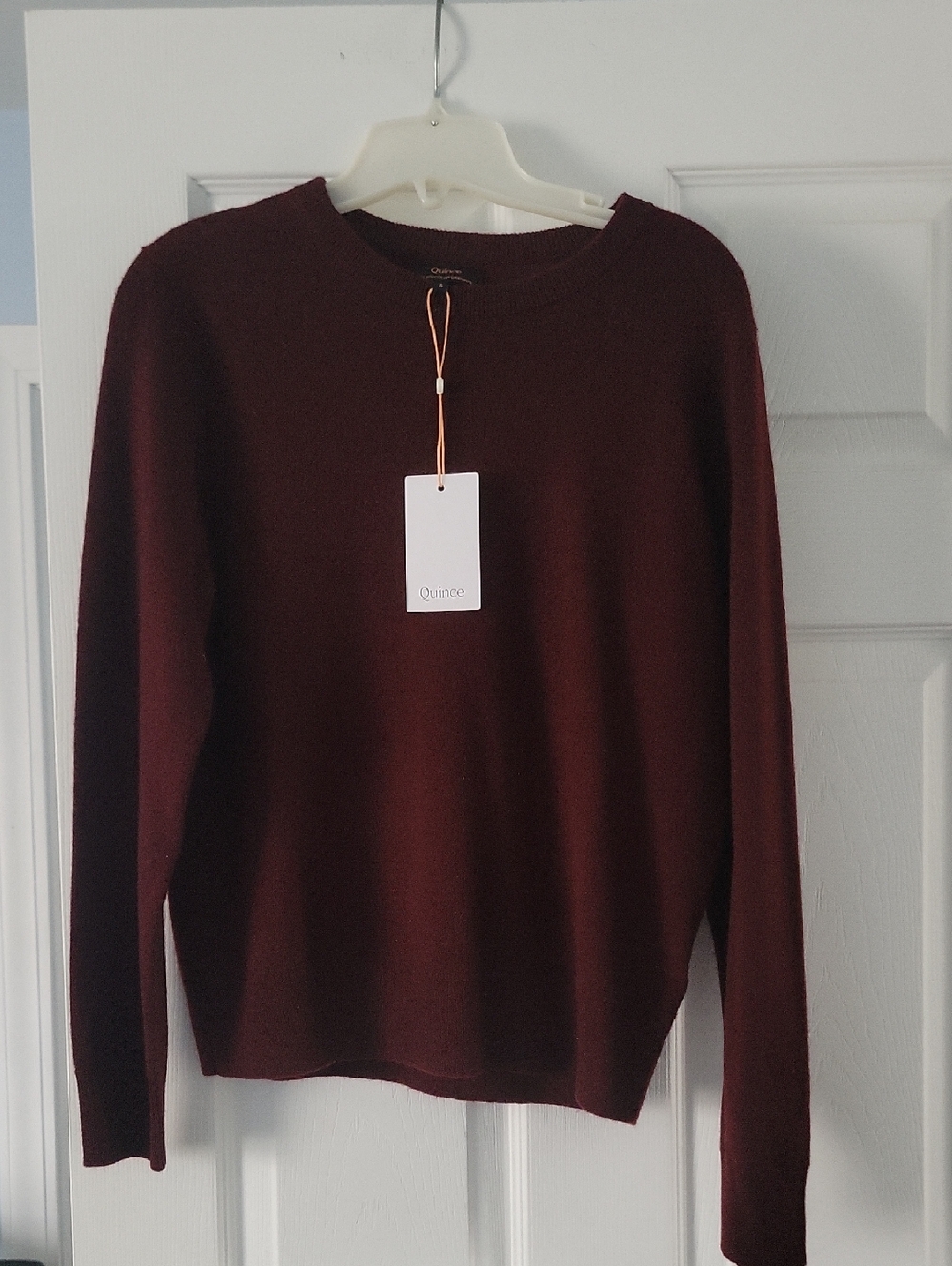 Quince Burgundy Sweater